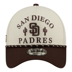 San Diego Padres 2026 Spring Training Fan Pack Rope A-Frame 9FORTY Adjustable Hat Cream