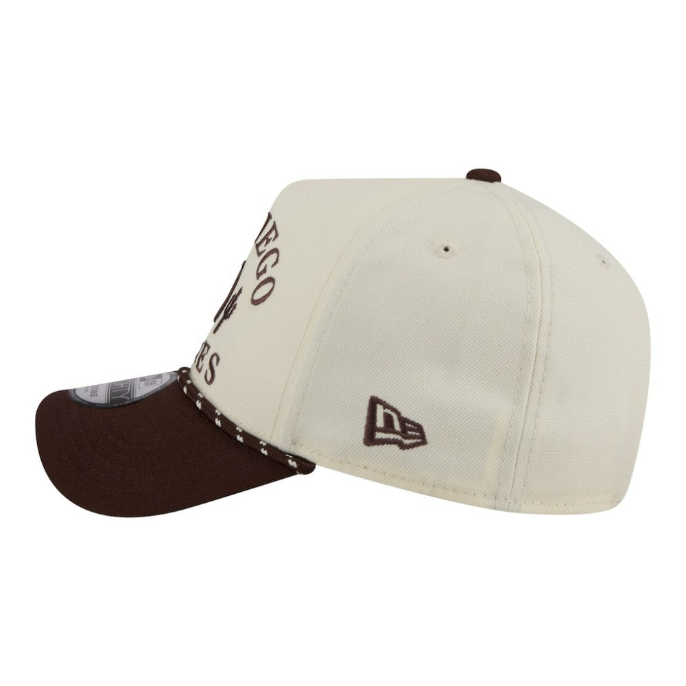 San Diego Padres 2026 Spring Training Fan Pack Rope A-Frame 9FORTY Adjustable Hat Cream
