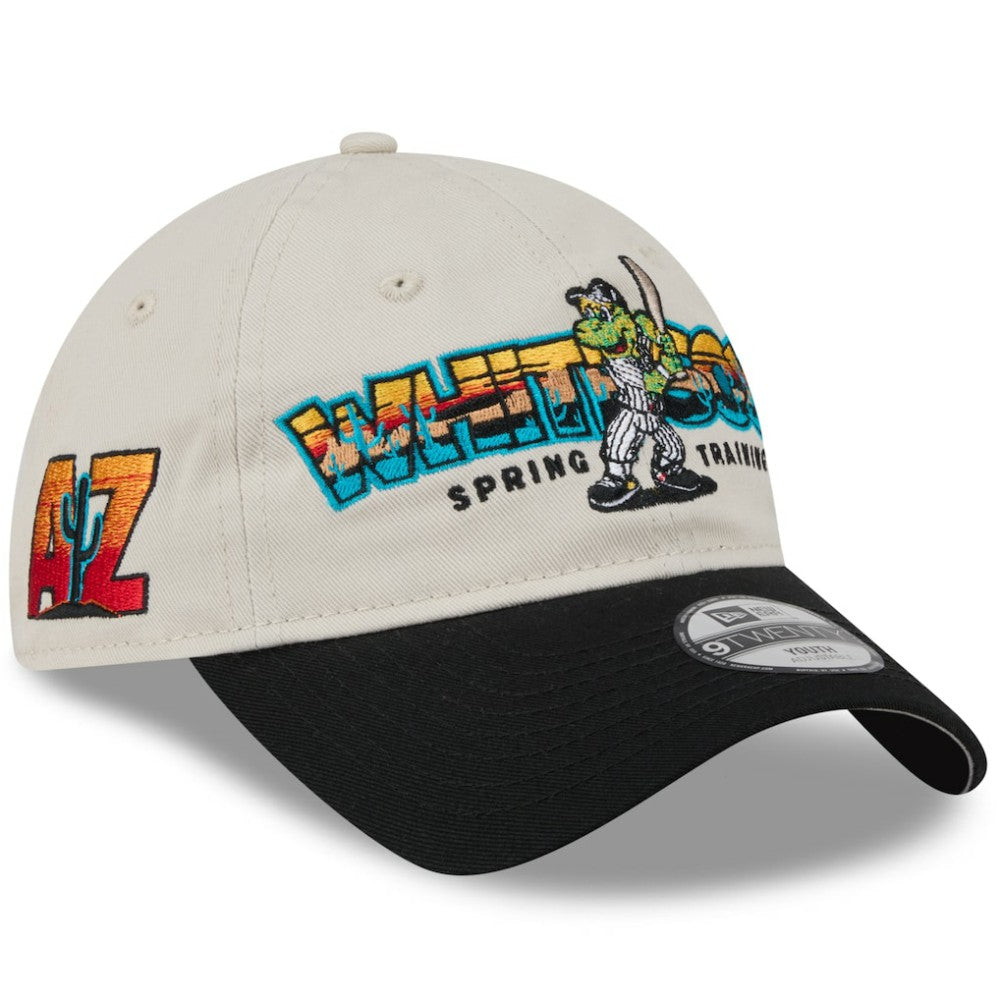 Chicago White Sox Youth 2026 Spring Training Fan Pack Batter 9TWENTY Adjustable Hat Stone/Black
