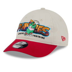 Philadelphia Phillies Youth 2026 Spring Training Fan Pack Batter 9TWENTY Adjustable Hat Stone/Red