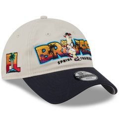 Atlanta Braves Youth 2026 Spring Training Fan Pack Batter 9TWENTY Adjustable Hat Stone/Navy