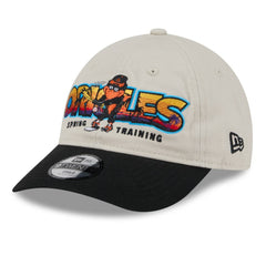 Baltimore Orioles Youth 2026 Spring Training Fan Pack Batter 9TWENTY Adjustable Hat Stone/Black