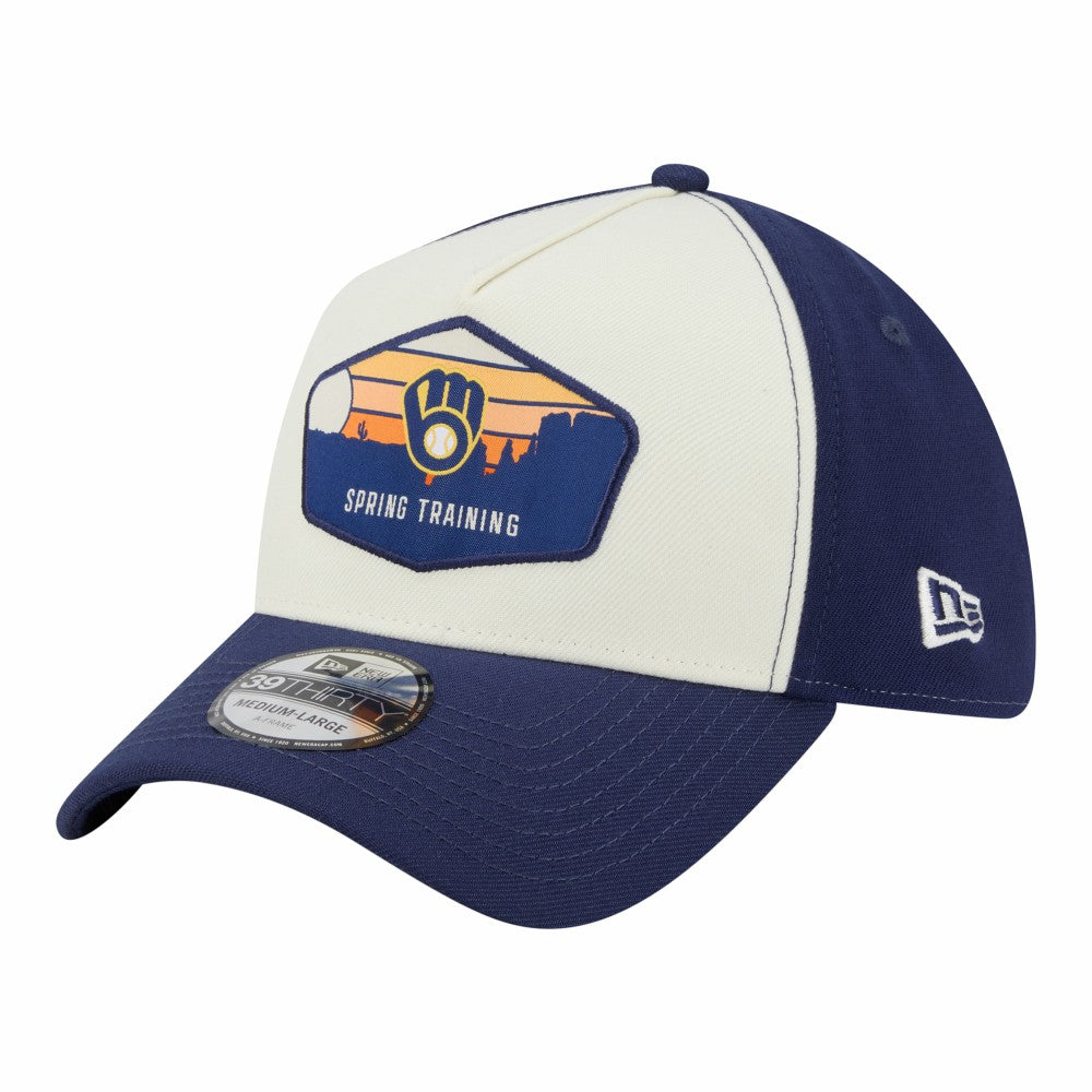 Milwaukee Brewers 2026 Spring Training Fan Pack Gradient 39THIRTY Flex Hat Stone