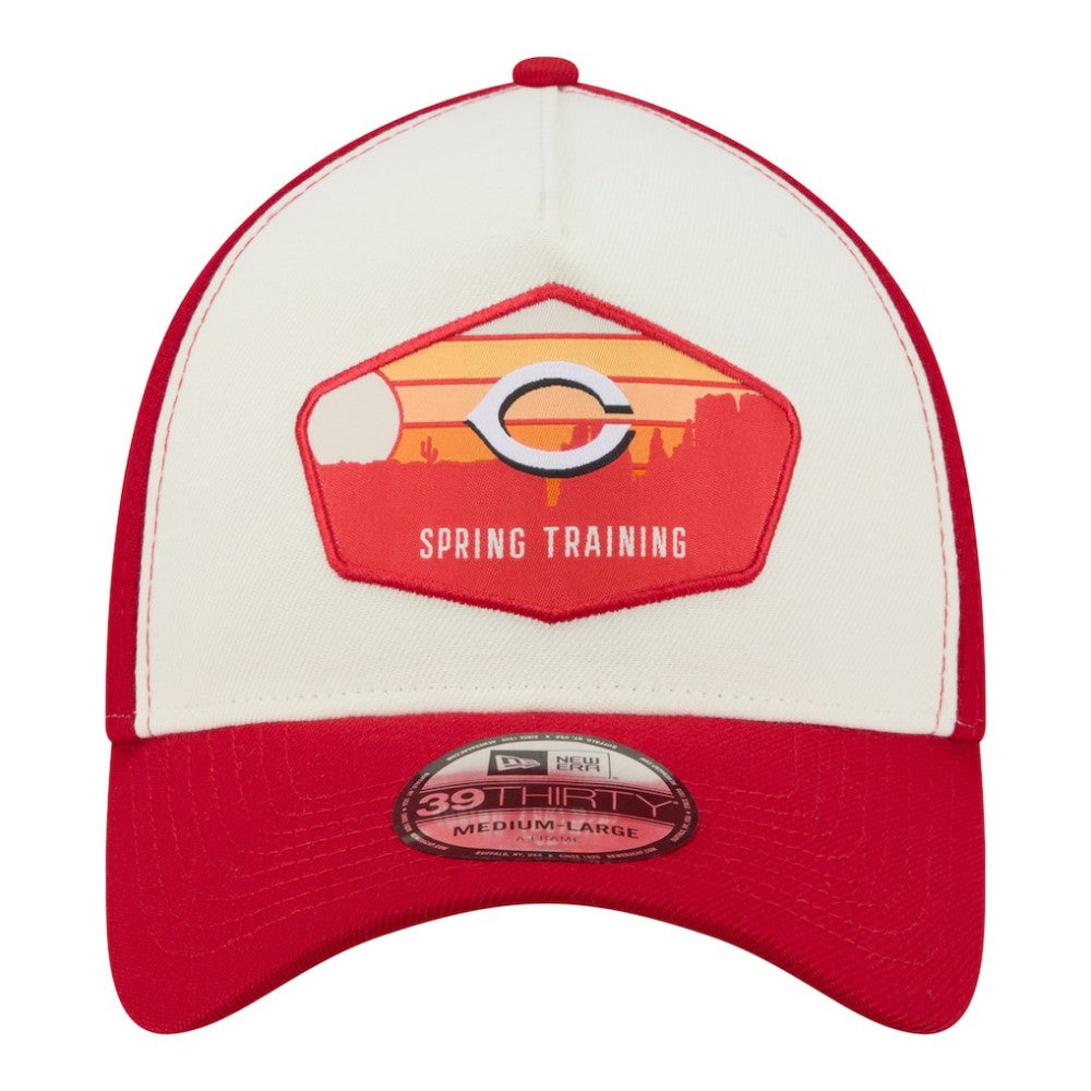 Cincinnati Reds 2026 Spring Training Fan Pack Gradient 39THIRTY Flex Hat Stone