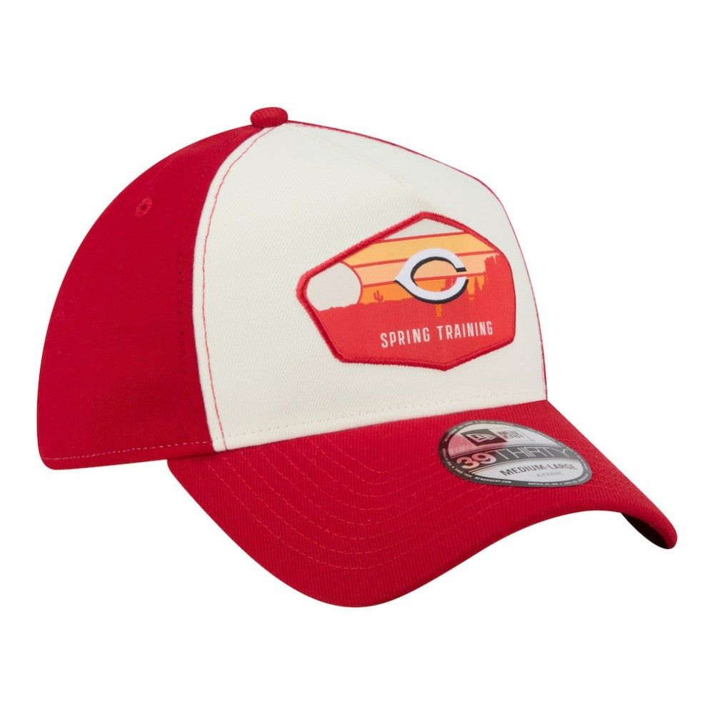 Cincinnati Reds 2026 Spring Training Fan Pack Gradient 39THIRTY Flex Hat Stone