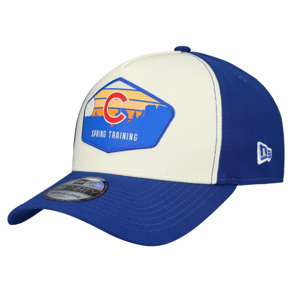 Chicago Cubs 2026 Spring Training Fan Pack Gradient 39THIRTY Flex Hat Stone/Royal