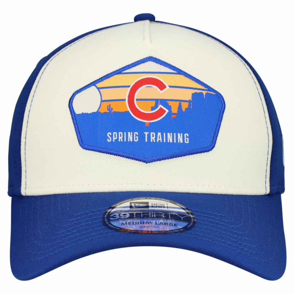 Chicago Cubs 2026 Spring Training Fan Pack Gradient 39THIRTY Flex Hat Stone/Royal