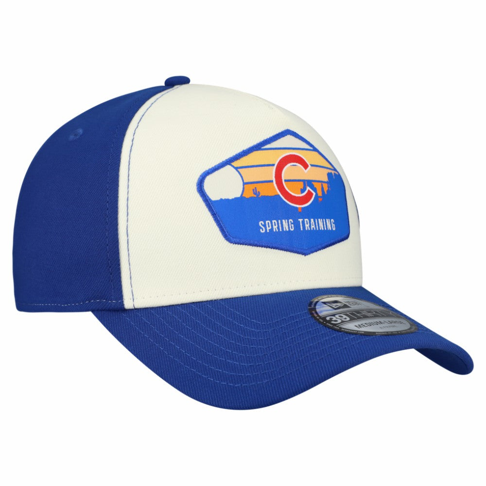 Chicago Cubs 2026 Spring Training Fan Pack Gradient 39THIRTY Flex Hat Stone/Royal