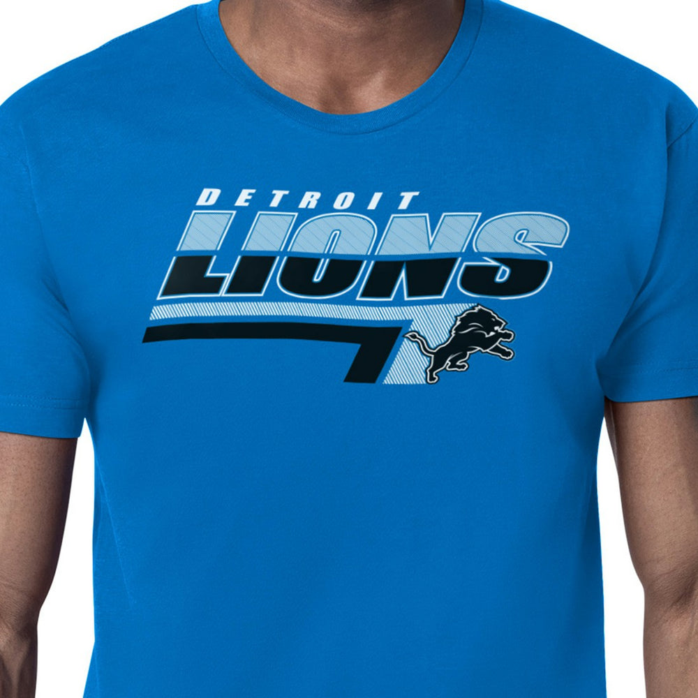 Detroit Lions Starter Logo Push Graphic T-Shirt - Blue for sale