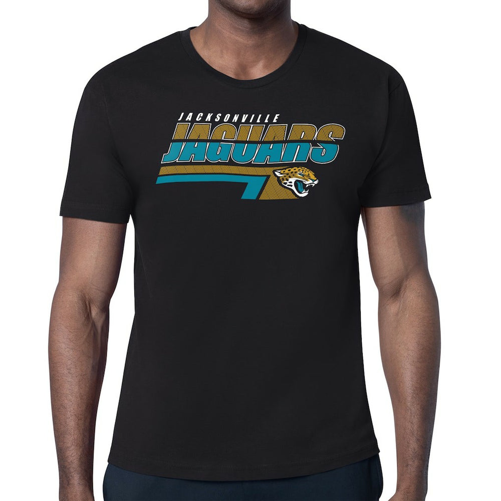Jacksonville Jaguars Starter Logo Push Graphic T-Shirt - Black cheap