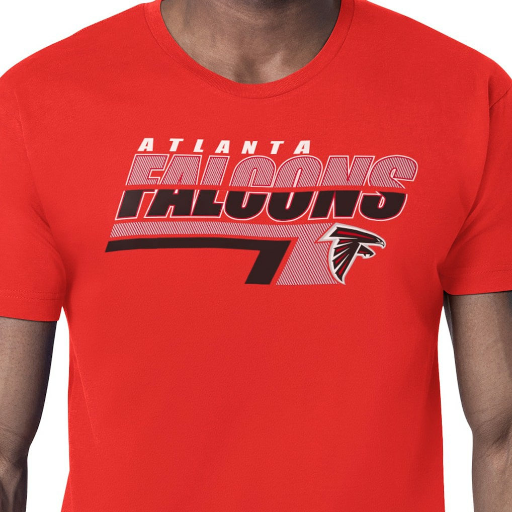 Atlanta Falcons Starter Logo Push Graphic T-Shirt - Red online