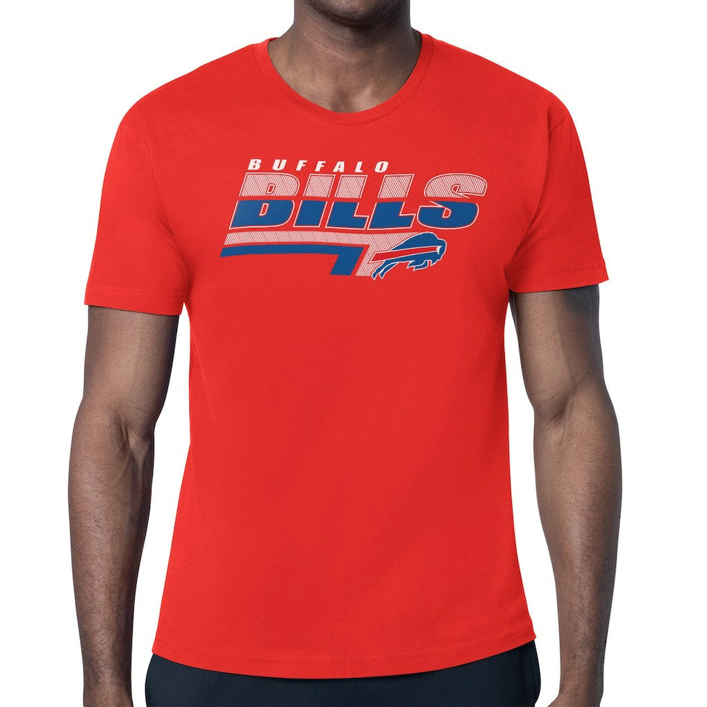 Buffalo Bills Starter Logo Push Graphic T-Shirt - Red sale