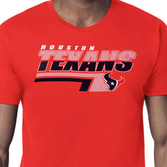 Houston Texans Starter Logo Push Graphic T-Shirt - Red discount