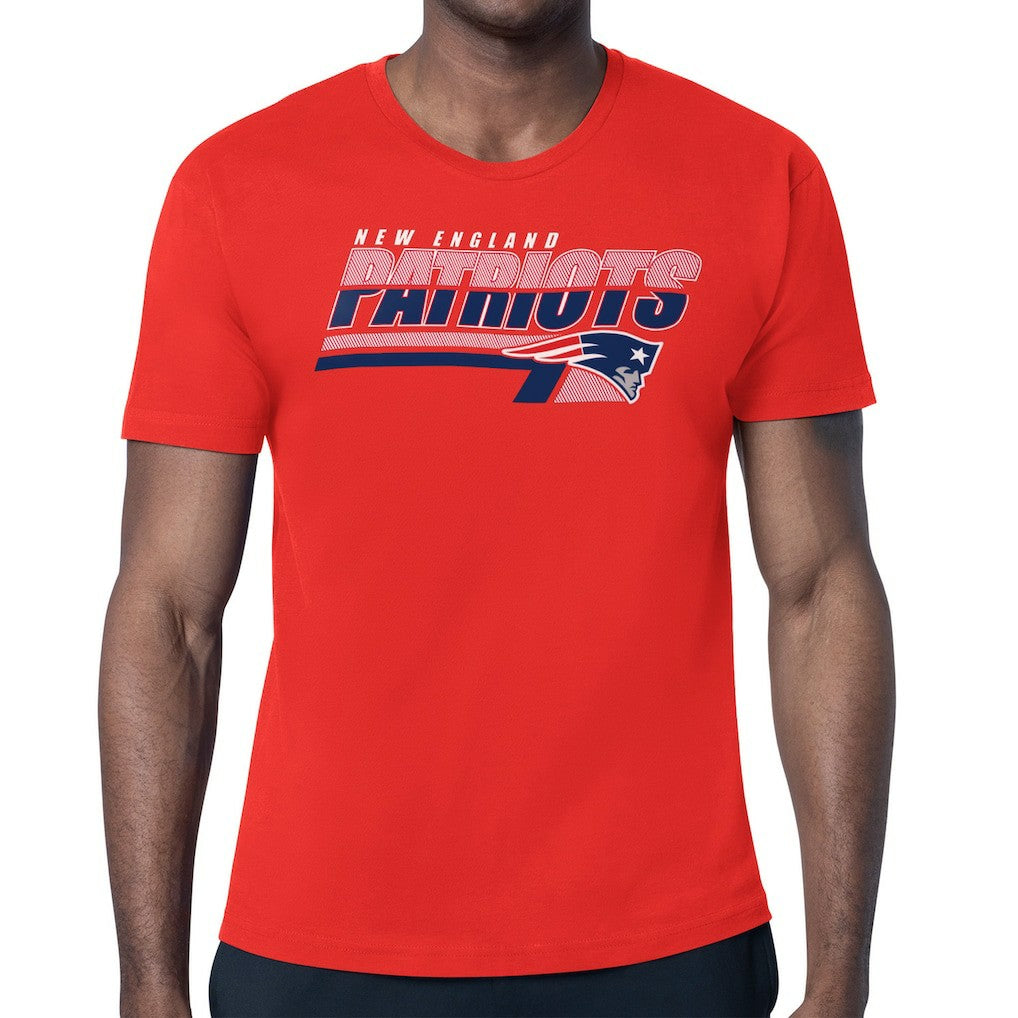 New England Patriots Starter Logo Push Graphic T-Shirt - Red sale