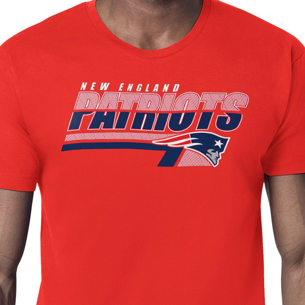 New England Patriots Starter Logo Push Graphic T-Shirt - Red sale