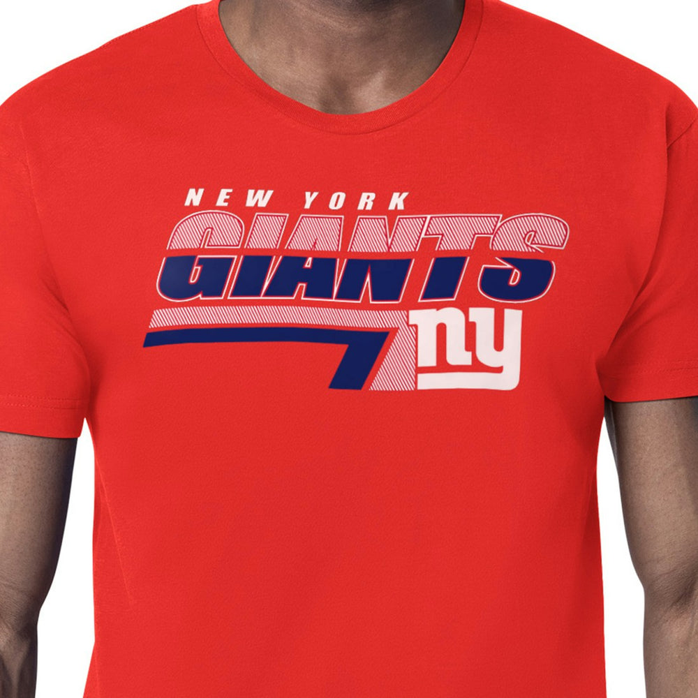 New York Giants Starter Logo Push Graphic T-Shirt - Red discount