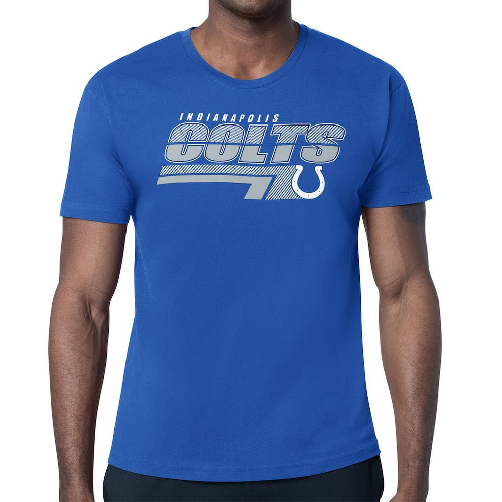 Indianapolis Colts Starter Logo Push Graphic T-Shirt - Royal online