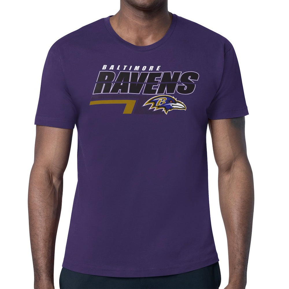 Baltimore Ravens Starter Logo Push Graphic T-Shirt - Purple online