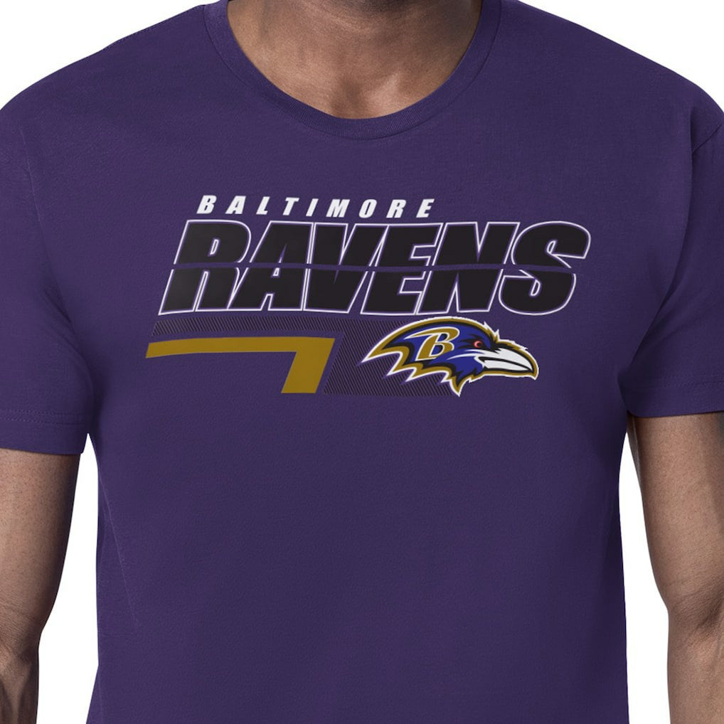 Baltimore Ravens Starter Logo Push Graphic T-Shirt - Purple online