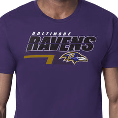 Baltimore Ravens Starter Logo Push Graphic T-Shirt - Purple online