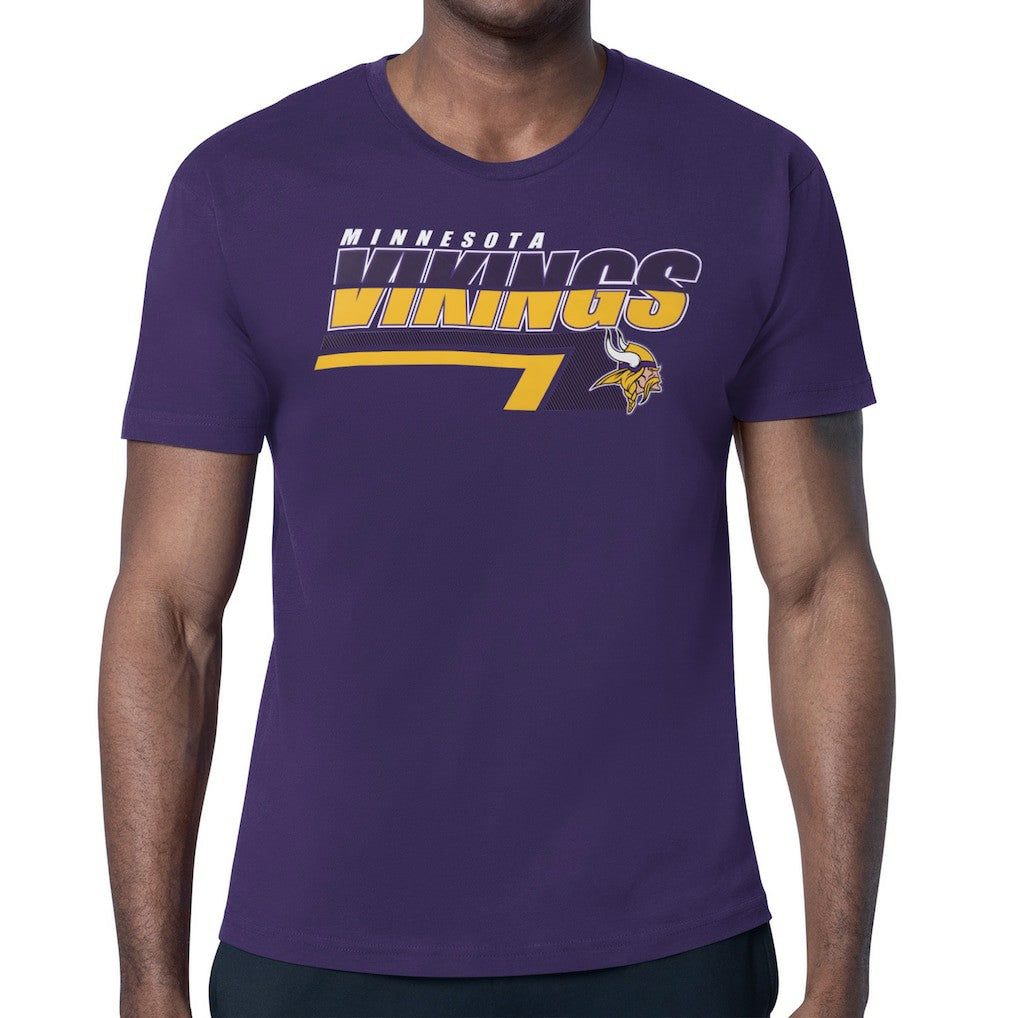 Minnesota Vikings Starter Logo Push Graphic T-Shirt - Purple online