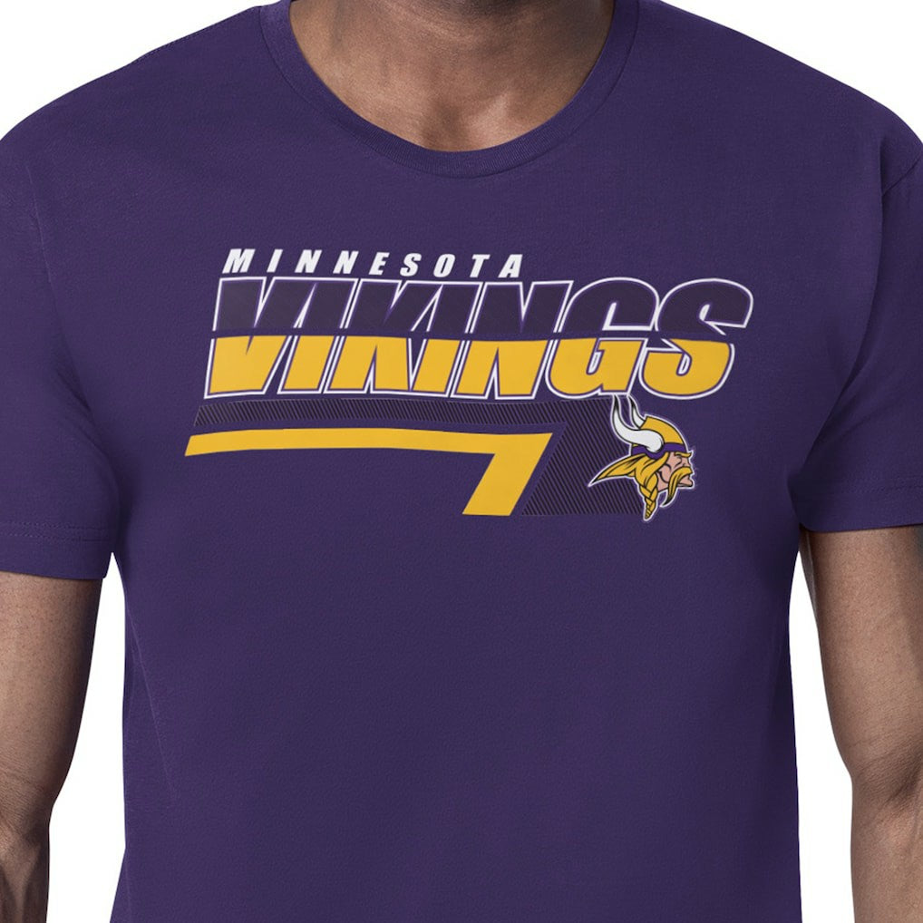 Minnesota Vikings Starter Logo Push Graphic T-Shirt - Purple online