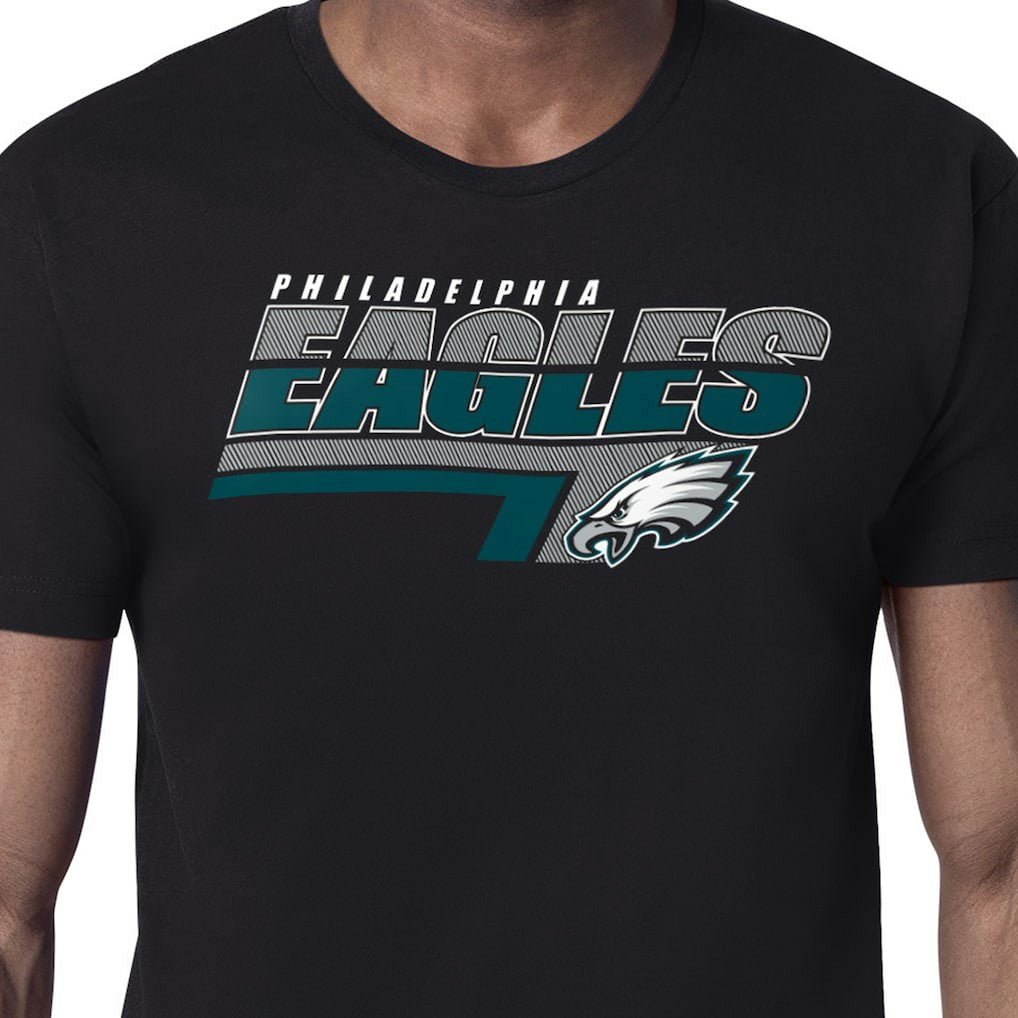 Philadelphia Eagles Starter Logo Push Graphic T-Shirt - Black sale