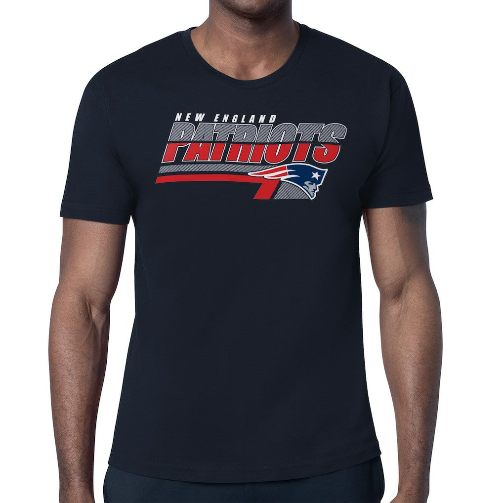 New England Patriots Starter Logo Push Graphic T-Shirt - Navy online