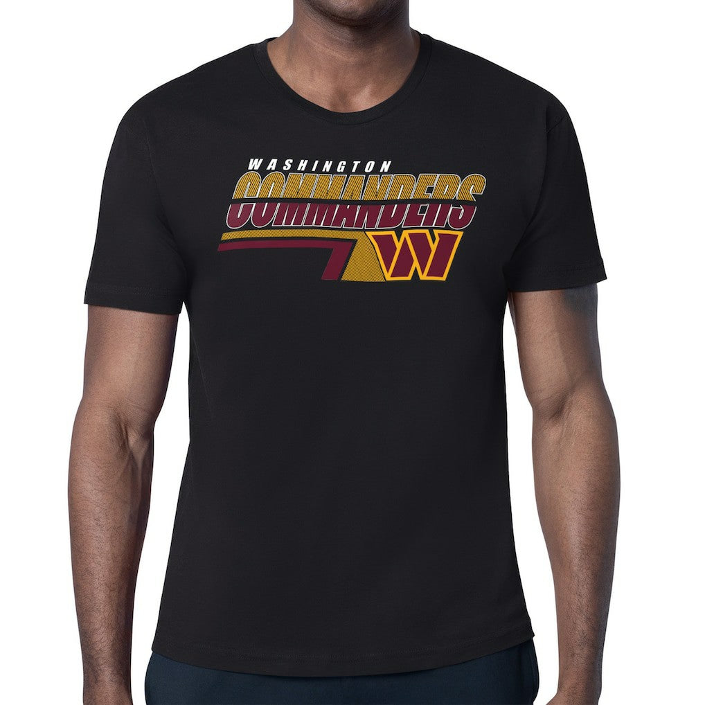 Washington Commanders Starter Logo Push Graphic T-Shirt - Black sale