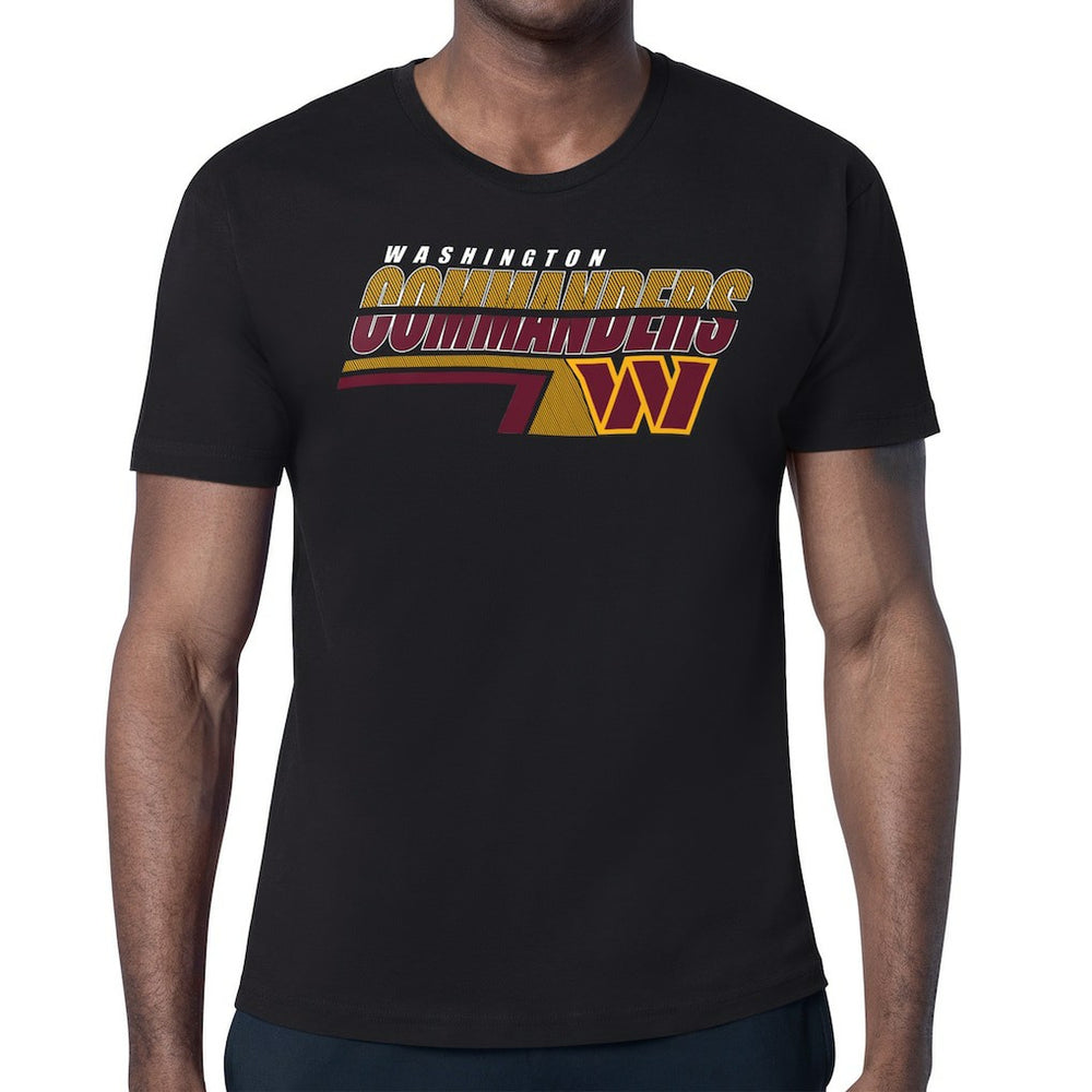 Washington Commanders Starter Logo Push Graphic T-Shirt - Black sale