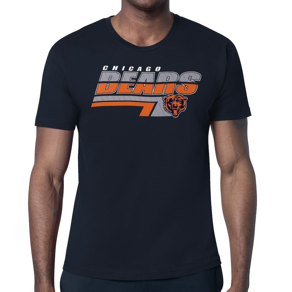 Chicago Bears Starter Logo Push Graphic T-Shirt - Navy cheap
