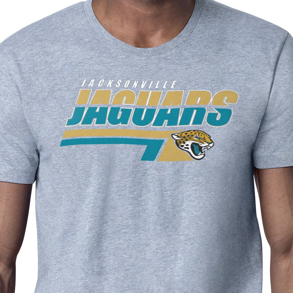 Jacksonville Jaguars Starter Logo Push Graphic T-Shirt - Heather Gray online