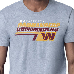 Washington Commanders Starter Logo Push Graphic T-Shirt - Heather Gray outlet