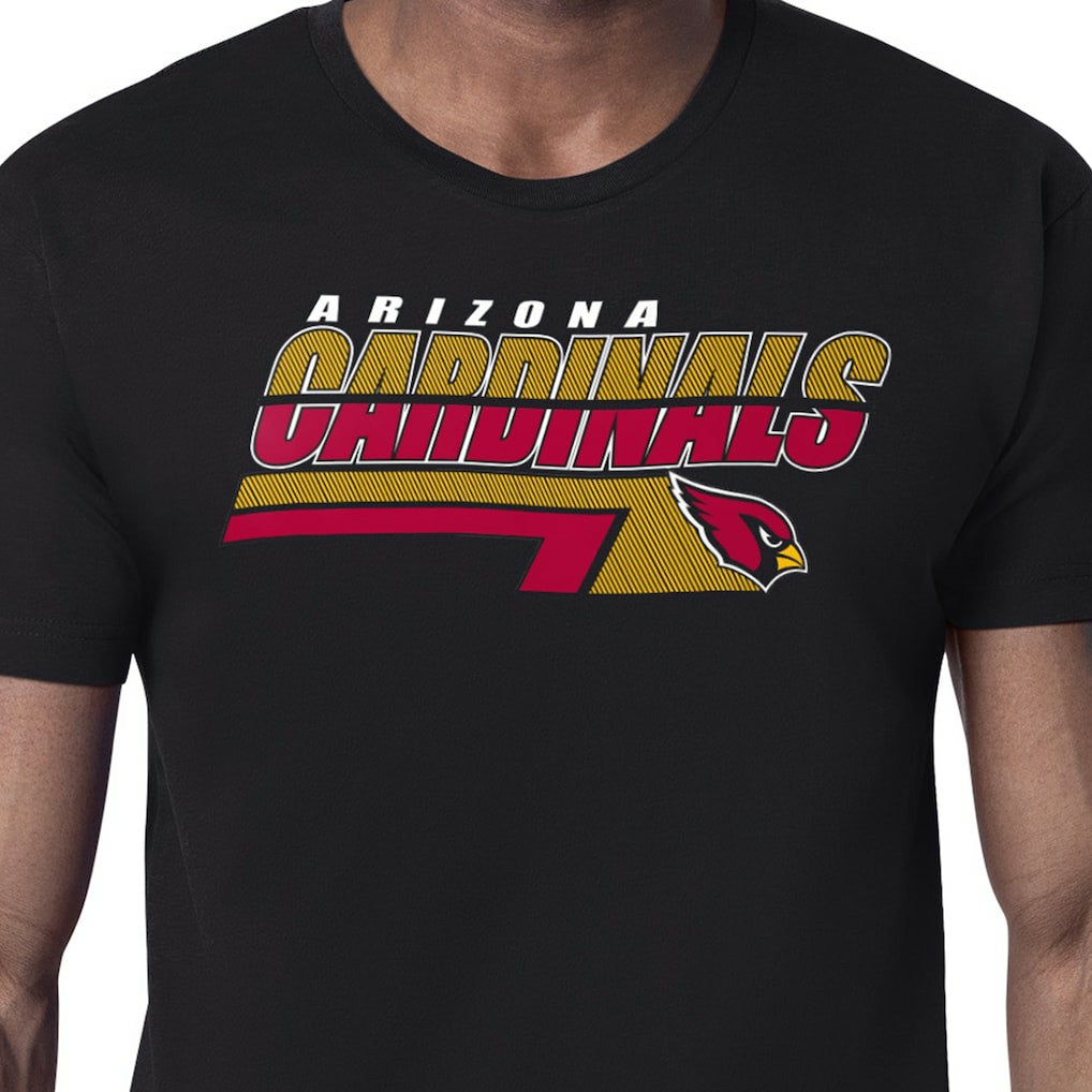 Arizona Cardinals Starter Logo Push Graphic T-Shirt - Black online