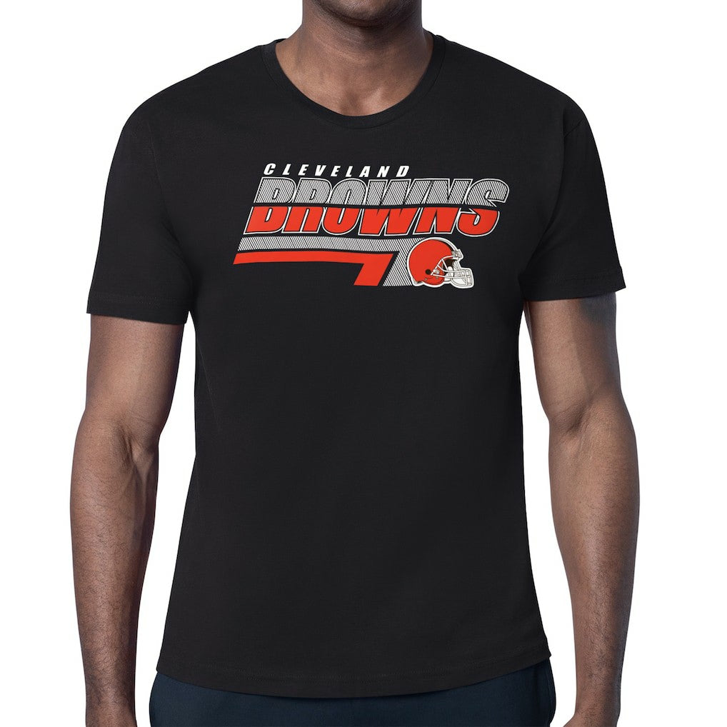 Cleveland Browns Starter Logo Push Graphic T-Shirt - Black sale