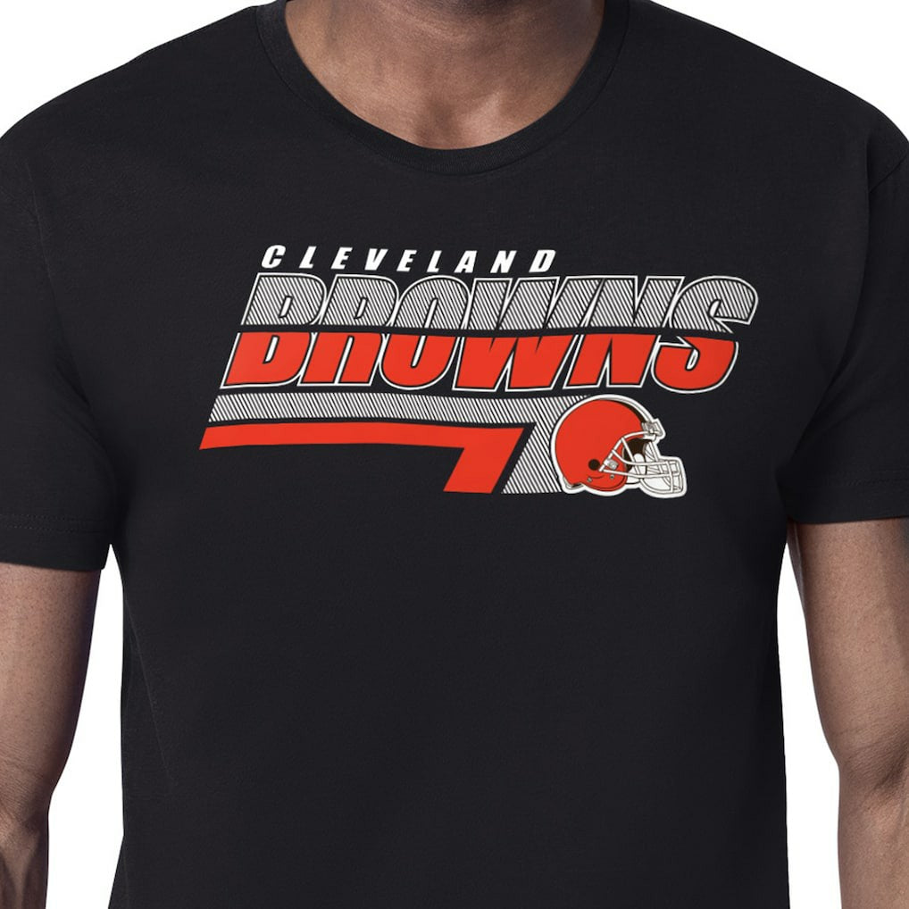 Cleveland Browns Starter Logo Push Graphic T-Shirt - Black sale