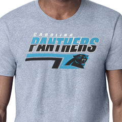 Carolina Panthers Starter Logo Push Graphic T-Shirt - Heather Gray on sale