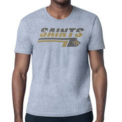 New Orleans Saints Starter Logo Push Graphic T-Shirt - Heather Gray for sale