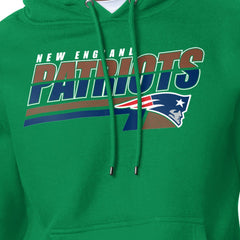 New England Patriots Starter Logo Push Graphic Hoodie - Kelly Green online