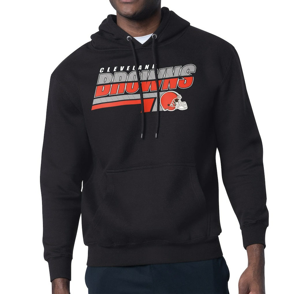 Cleveland Browns Starter Logo Push Graphic Hoodie - Black for sale