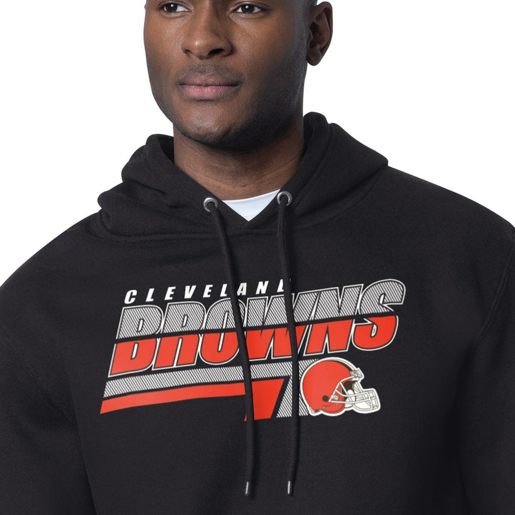 Cleveland Browns Starter Logo Push Graphic Hoodie - Black for sale
