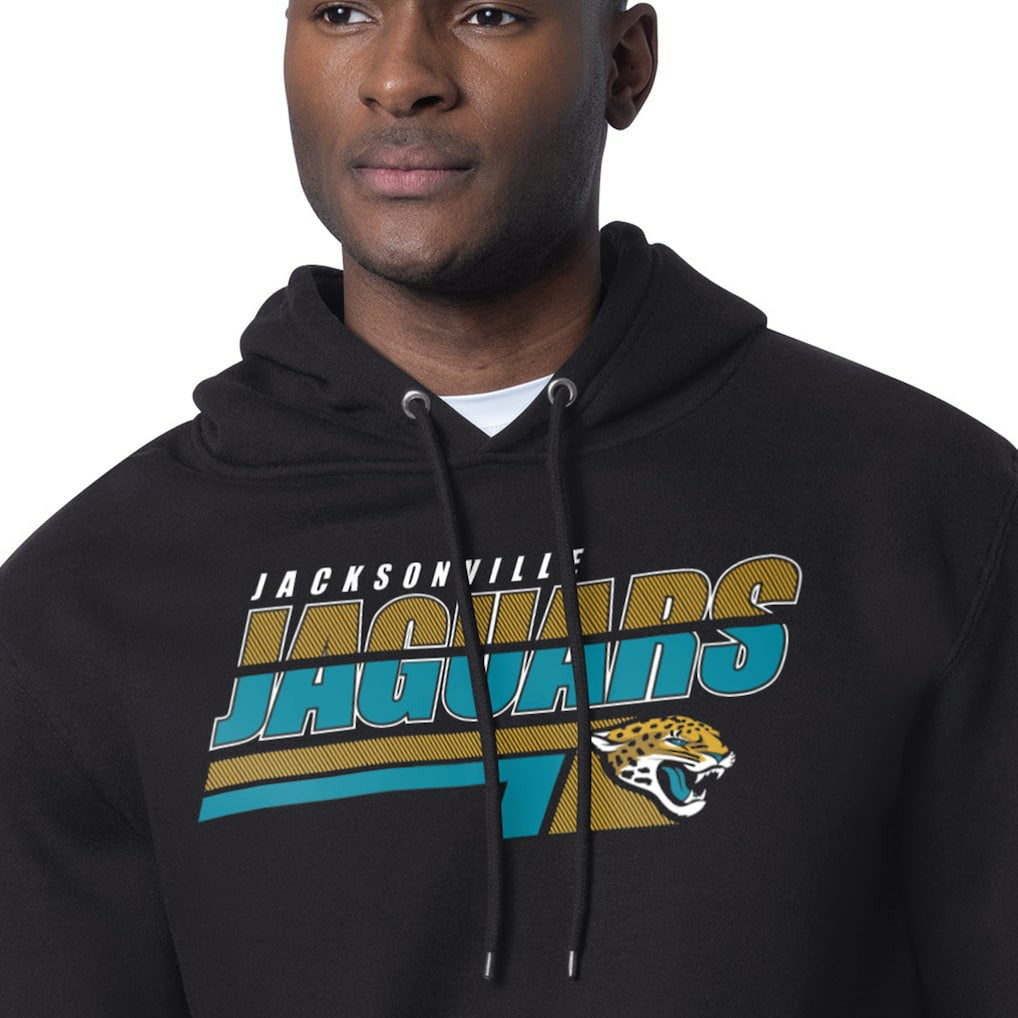 Jacksonville Jaguars Starter Logo Push Graphic Hoodie - Black on sale