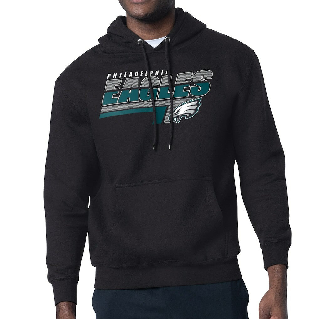 Philadelphia Eagles Starter Logo Push Graphic Hoodie - Black cheap