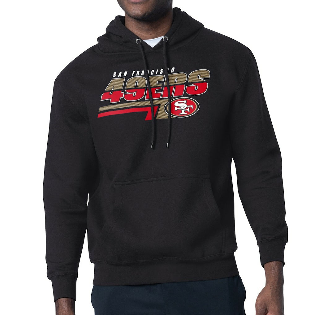 San Francisco 49ers Starter Logo Push Graphic Hoodie - Black online