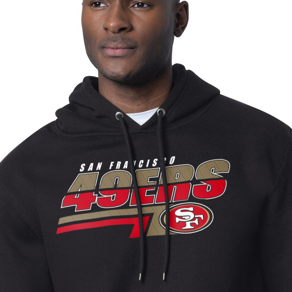 San Francisco 49ers Starter Logo Push Graphic Hoodie - Black online