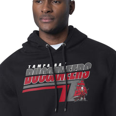 Tampa Bay Buccaneers Starter Logo Push Graphic Hoodie - Black outlet