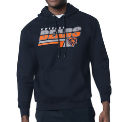 Chicago Bears Starter Logo Push Graphic Hoodie - Navy sale