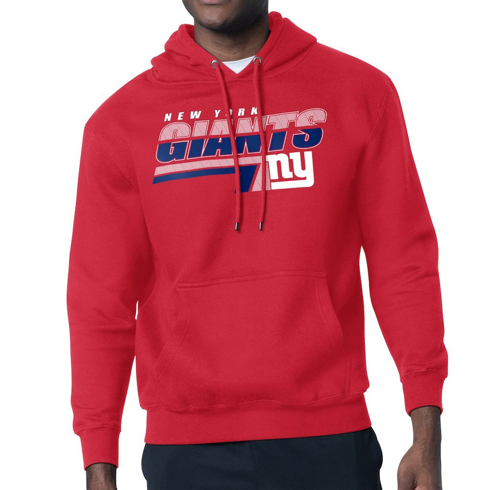 New York Giants Starter Logo Push Graphic Hoodie - Red sale