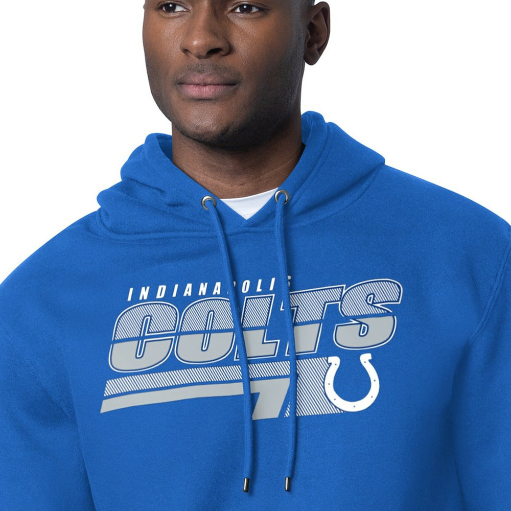 Indianapolis Colts Starter Logo Push Graphic Hoodie - Royal on sale