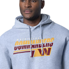 Washington Commanders Starter Logo Push Graphic Hoodie - Heather Gray outlet